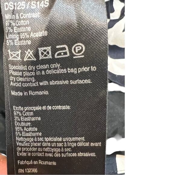 Karen Millen Zebra Print Shift mini Dress Back Cutout NEW - Picture 13 of 16